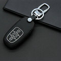 Cheap Genuine Leather Key Ring Auto Key Bags Smart for Audi Q7 - Black